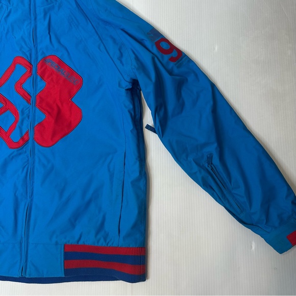 Special Blend Blue Red Snowboarding Jacket - Picture 2 of 8